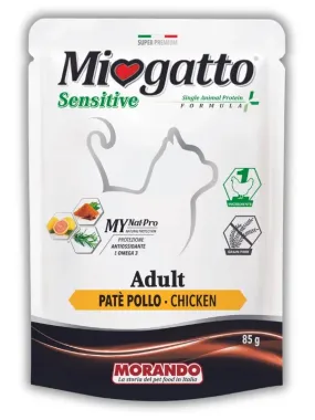 MioGatto Sensitive Monoprotein, курица