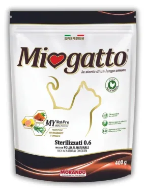 MioGatto Sterilised з натуральною куркою для стерилізованих котів
