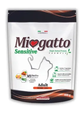 MioGatto Sensitive Monoprotein з індичкою