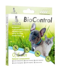 Биокрапли Modes BioControl с противопаразитарным эффектом для кошек и собак малых пород 0.5 мл