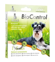 Биокрапли Modes BioControl с противопаразитарным эффектом для собак средних пород 1.5 мл