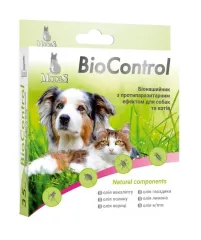 Биоошейник Modes BioControl с противопаразитарным эффектом для собак и кошек 35 см