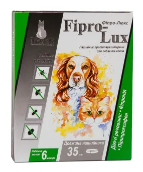 Нашийник Modes Fipro-Lux ModeS Фіпро-Люкс для кішок і собак 35 см