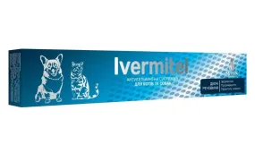 Антигельмінтна суспензія Modes Ivermitel для котів та собак 10 мл зі смаком м'яса