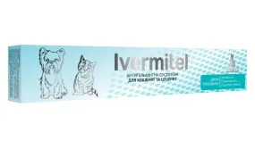 Антигельминтная суспензия Modes Ivermitel для котят и щенков 5 мл со вкусом мяса