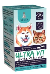 Витамины ModeS Ультра Вит Биотин + Таурин для кошек и собак 140 таблеток по 0.5 г