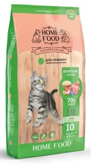 Home Food с ягненком и рисом для котят
