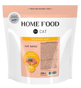 Home Food з індичкою та креветками для котів великих порід