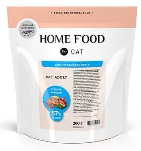 Home Food Premium курочка с рыбой для стерилизованных кошек