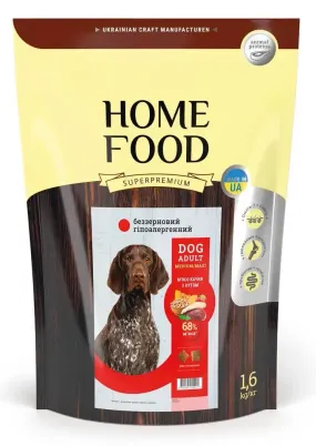 Home Food беззерновий з качкою та нутом для собак середніх та великих порід