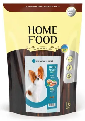 Home Food гіпоалергенний з фореллю та рисом для собак малих порід