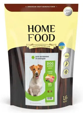 Home Food з ягням та рисом для активних собак малих порід