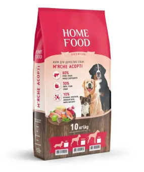 Home Food Premium «Мясное ассорти» для собак больших пород