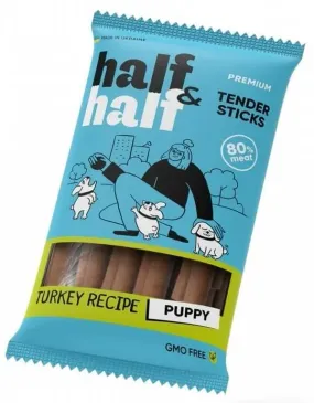 Half&Half Puppy м'ясні палички з індичкою для цуценят