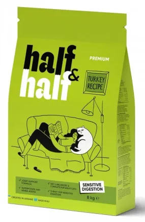 Half&Half з індичкою для котів із чутливим травленям