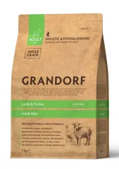 Grandorf Lamb & Turkey з ягням та індичкою для собак дрібних порід