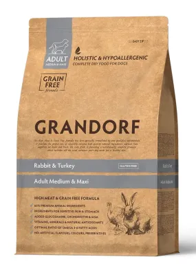 Grandorf Rabbit & Turkey с кроликом и индейкой для собак средних и крупных пород