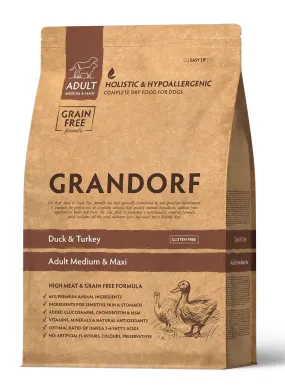 Grandorf Duck & Turkey з качкою та індичкою для собак середніх та крупних порід