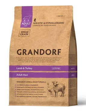 Grandorf Lamb & Turkey с ягненком и индейкой для собак крупных пород