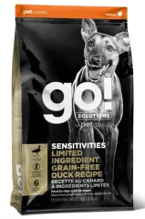 GO! Sensitivites Duck Recipe беззерновой с уткой для щенков и взрослых собак