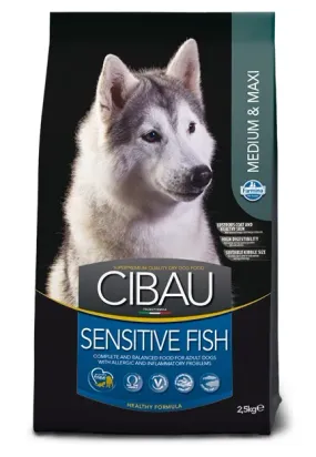 Farmina Cibau Sensitive Medium & Maxi з рибою для собак з чутливим травленням середніх та великих порід