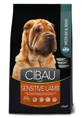 Farmina Cibau Sensitive Medium & Maxi с ягненком для собак с чувствительным пищеварением средних и крупных пород