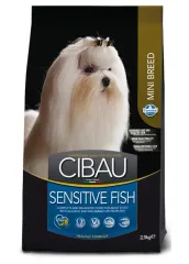 Farmina Cibau Sensitive Mini с рыбой для собак с чувствительным пищеварением для малых пород
