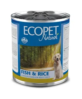 Farmina Ecopet Natural Fish & Rice консервы с рыбой и рисом для собак