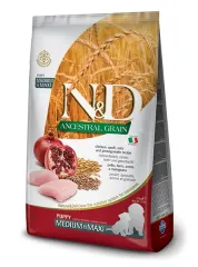 Farmina N&D Ancestral Grain Puppy Medium & Maxi з куркою та гранатом для цуценят середніх та великих порід