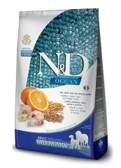 Farmina N&D Ancestral Grain Ocean Cod, Orange Medium & Maxi с щепкой и апельсином для собак средних и крупных пород