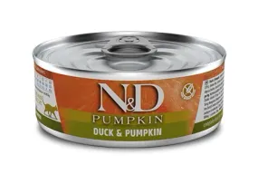 Farmina N&D Pumpkin беззернові консерви з гарбузом та качкою для котів