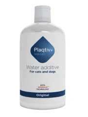 Ecuphar Plaqtiv+ Water Additive добавка у воду для боротьби із зубним нальотом у собак та котів 500 мл