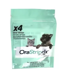 Ecuphar Plaqtiv+ OraStripdx дентальні смужки для собак та котів 4 шт