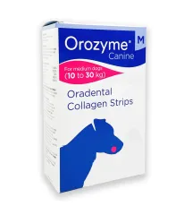 Ecuphar Orozyme Oradental Collagen Strips M жувальні смужки для гігієни ротової порожнини собак середніх порід