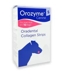 Ecuphar Orozyme Oradental Collagen Strips S жувальні смужки для гігієни ротової порожнини собак малих порід