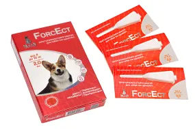 ModeS ForcEct противопаразитарные капли для собак и щенков от 4 до 10 кг, 2 мл