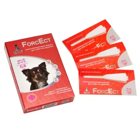 ModeS ForcEct противопаразитарные капли для собак и щенков от 1.5 кг до 4 кг, 0.8 мл