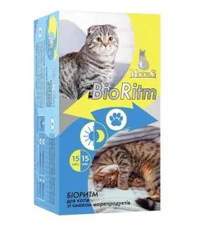 Modes BioRitm вітамінно-мінеральний комплекс для котів зі смаком морепродуктів