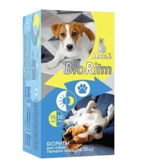 Modes BioRitm вітамінно-мінеральний комплекс для собак середніх порід від 10 до 30 кг