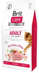 Brit Care Activity Support с курицей и индейкой для активных кошек