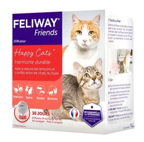 Ceva Feliway Friends дифузор і змінний блок із заспокійливим засобом для котів під час стресу, при утриманні декількох котів у приміщенні