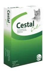 Ceva Cestal Cat антигельминтный препарат для кошек широкого спектра действия, жевательные таблетки