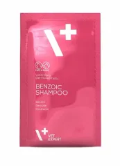 VetExpert Benzoic Shampoo антибактеріальний протигрибковий шампунь для котів і собак з жирною шкірою (саше 20x15мл)