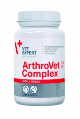 VetExpert ArthroVet Complex харчова добавка для підтримки здоров'я функції хрящів і суглобів у котів і собак малих порід