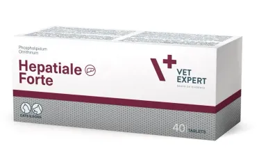 VetExpert Hepatiale Forte харчова добавка для підтримки та захисту функцій печінки у котів і собак