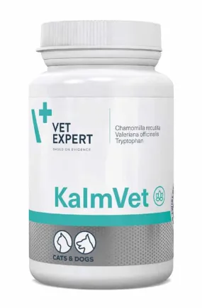 VetExpert KalmVet пищевая добавка, уменьшающая симптомы стресса у кошек и собак