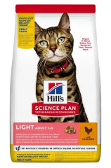 Hill's Science Plan Adult Light с курицей для подверженных лишнему весу кошек