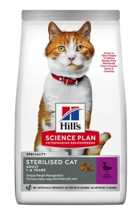 Hill's Science Plan Adult Sterilised Cat з качкою для стерилізованих котів