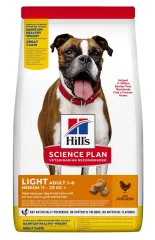 Hill's Science Plan Adult Light Medium Breed з куркою для схильних до зайвої ваги собак середніх порід