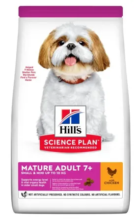 Hill's Science Plan Mature Adult 7+ Small & Mini з куркою для зрілих малих і мініатюрних собак від 7 років